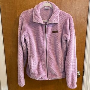 Columbia Fire Side Sherpa Full Zip Fleece Size Small